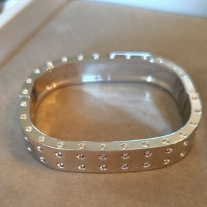 Lia Sophia Silver Studded Bangle